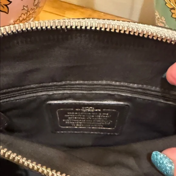 Coach Leather Gold Crossbody Bag - Picture 5 of 9